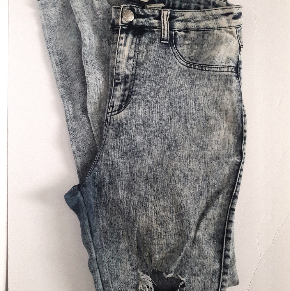 Cleo Premium Ripped Destroyed Skinny Slim Jeans